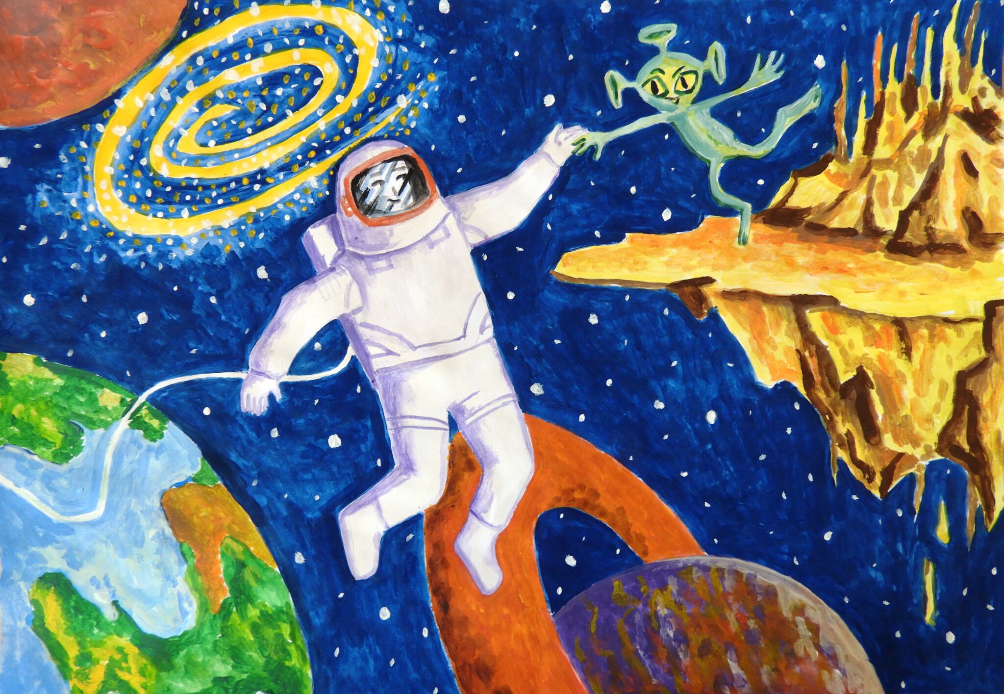 Конкурс рисунков космическое путешествие